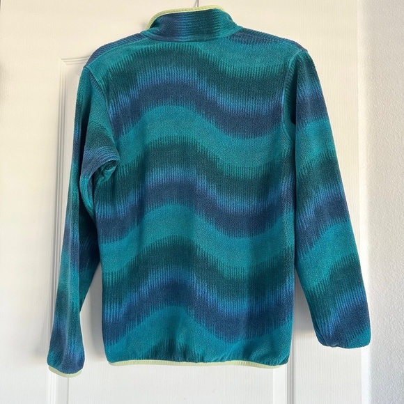 Patagonia Snap-T Fleece Womens Lightweight Synchilla Aurora Dark Borealis - Picture 6 of 6